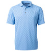 Cutter & Buck Men's Atlas Exp Pique Tile Print Recycled Polo