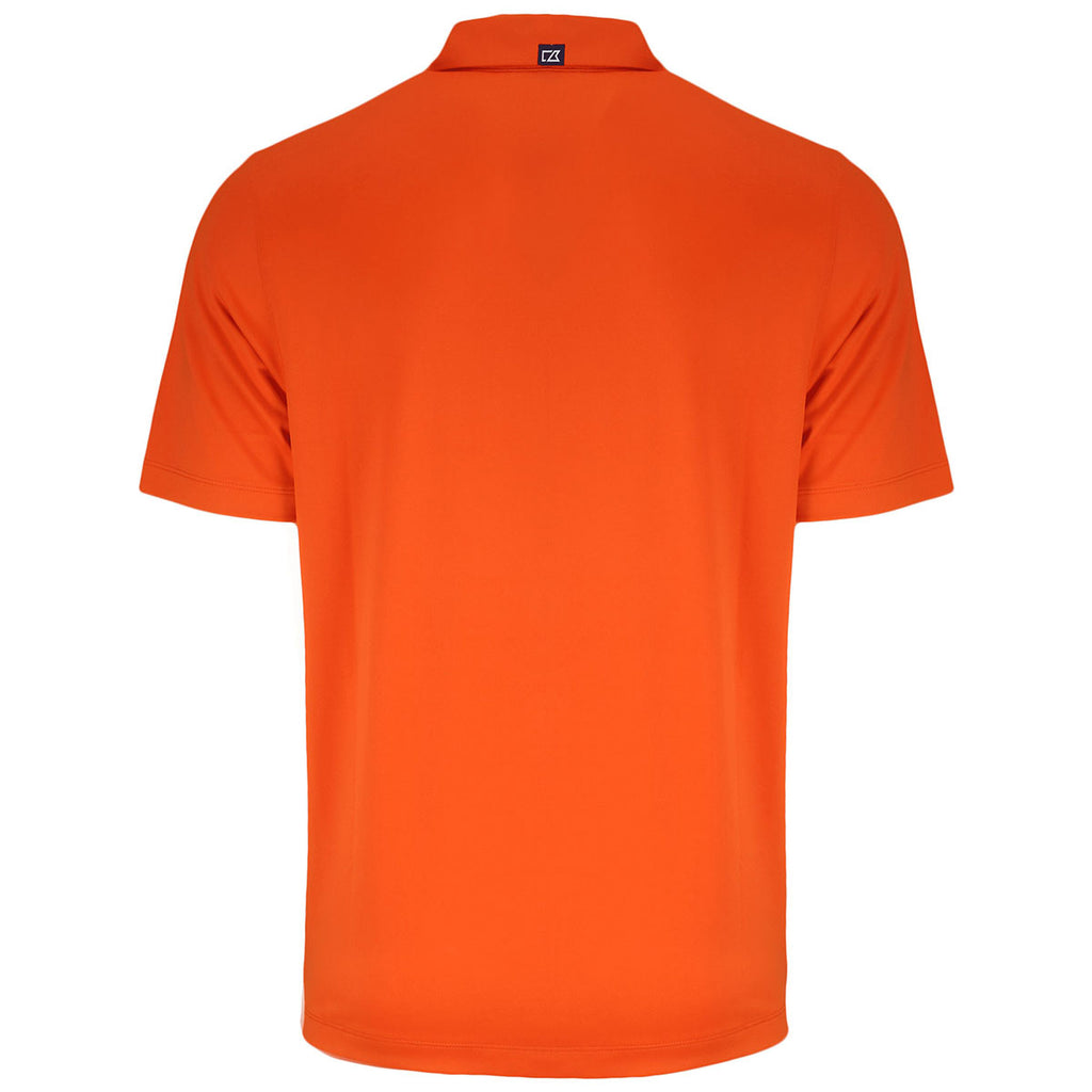 Cutter & Buck Men's College Orange Forge Eco Stretch Recycled Polo