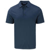 Cutter & Buck Men's Dark Navy Blue Heather Forge Eco Stretch Recycled Polo