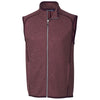 Cutter & Buck Men's Bordeaux Heather Mainsail Vest