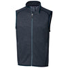 Cutter & Buck Men's Liberty Navy Heather Mainsail Vest