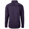 Cutter & Buck Men's College Purple Heather Mainsail Half Zip Mainsail Half Zip