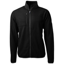 Cutter & Buck Men's Black Cascade Eco Sherpa Fleece Jacket