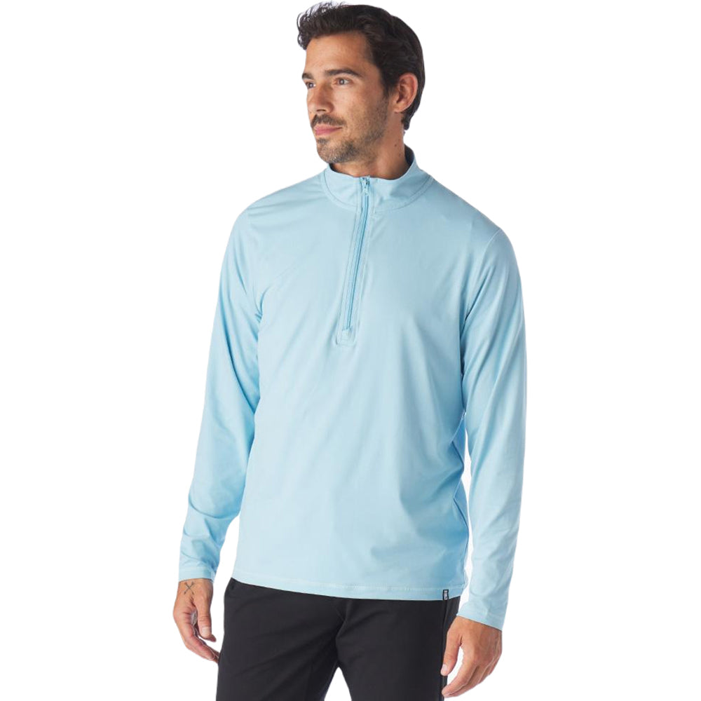 Glyder Men's Vista Blue Tahoe 1/4 Zip