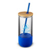 Primeline Reflex Blue 20 oz. Vivify Straw Tumbler with Silicone Grip