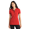 Mercer+Mettle Women's Apple Red Stretch Heavyweight Pique Polo