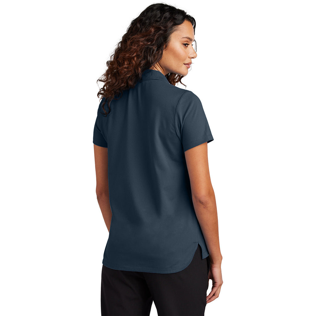 Mercer+Mettle Women's Night Navy Stretch Pique Polo