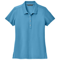 Mercer+Mettle Women's Parisian Blue Stretch Pique Polo