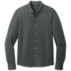 Mercer+Mettle Men's Anchor Grey Stretch Jersey Long Sleeve Shirt