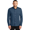 Mercer+Mettle Men's Insignia Blue Stretch Jersey Long Sleeve Shirt