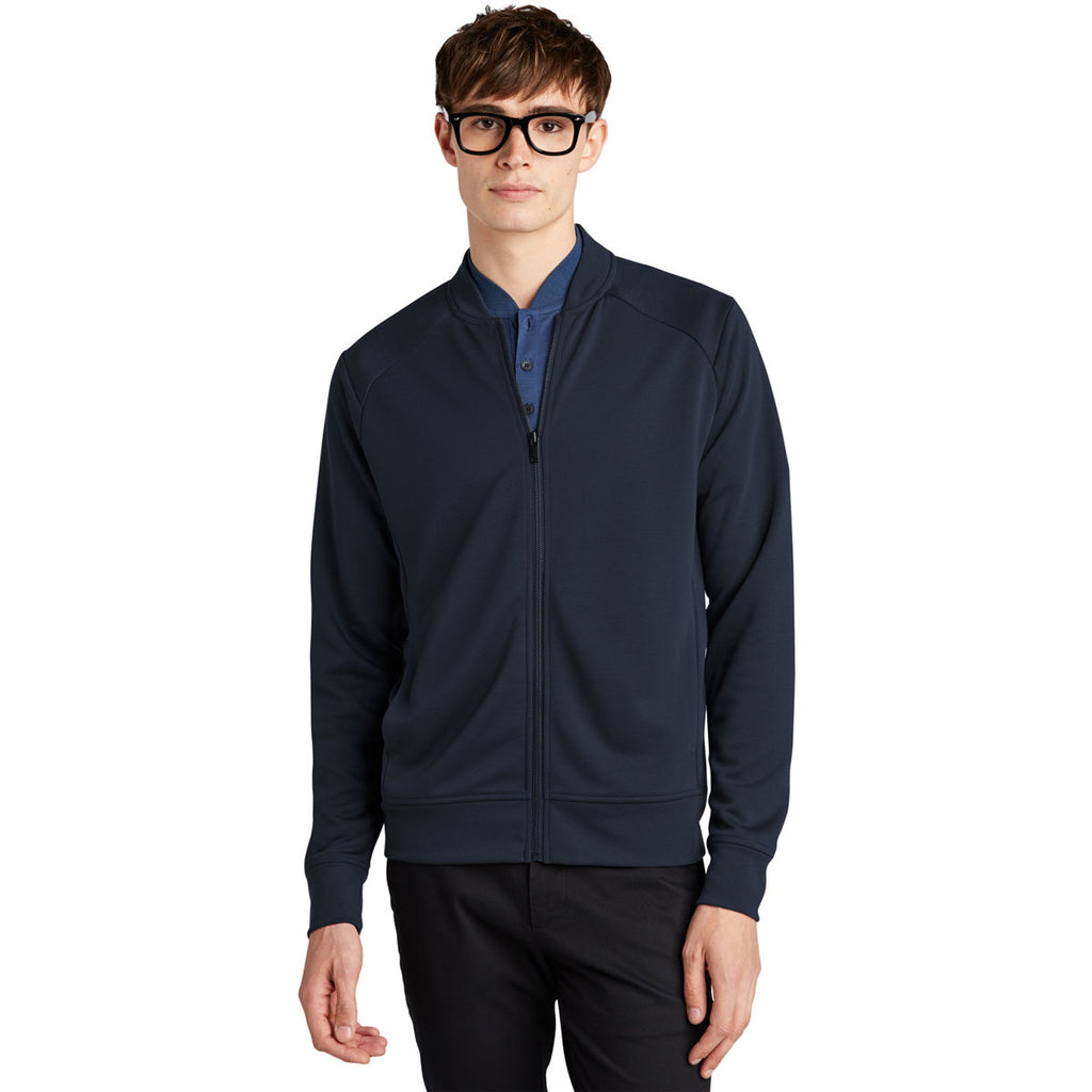 Mercer+Mettle Men's Night Navy Double-Knit Bomber