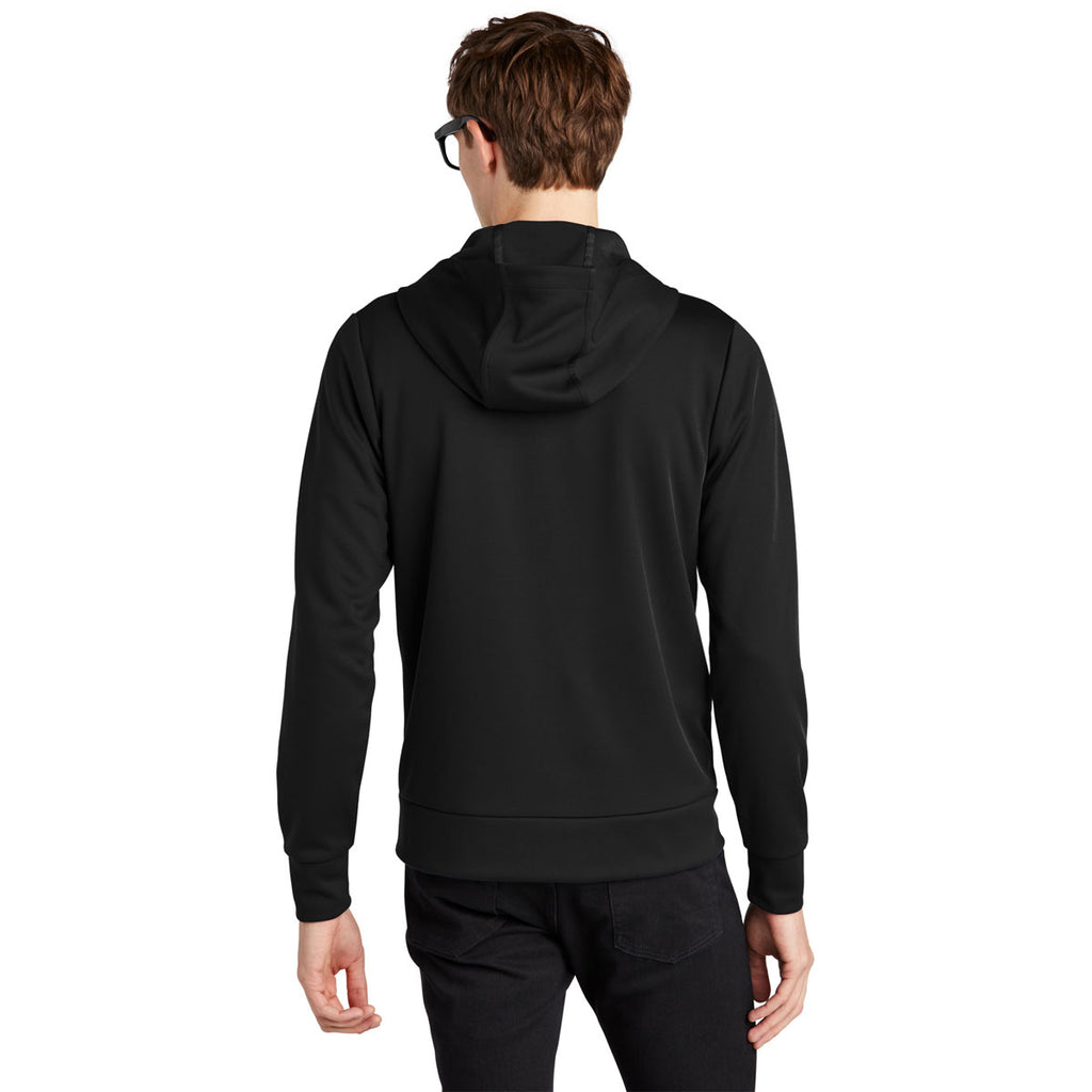 Mercer+Mettle Men's Deep Black Double-Knit Full Zip Hoodie