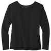 Mercer+Mettle Women's Deep Black Stretch Drop Shoulder Pullover