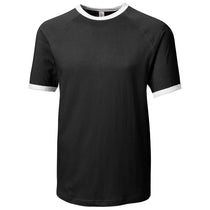 Clique Men's Black Playlist Ringer Tee