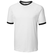 Clique Men's White Playlist Ringer Tee