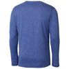 Clique Men's Blue Heather Charge Active Tee Long Sleeve