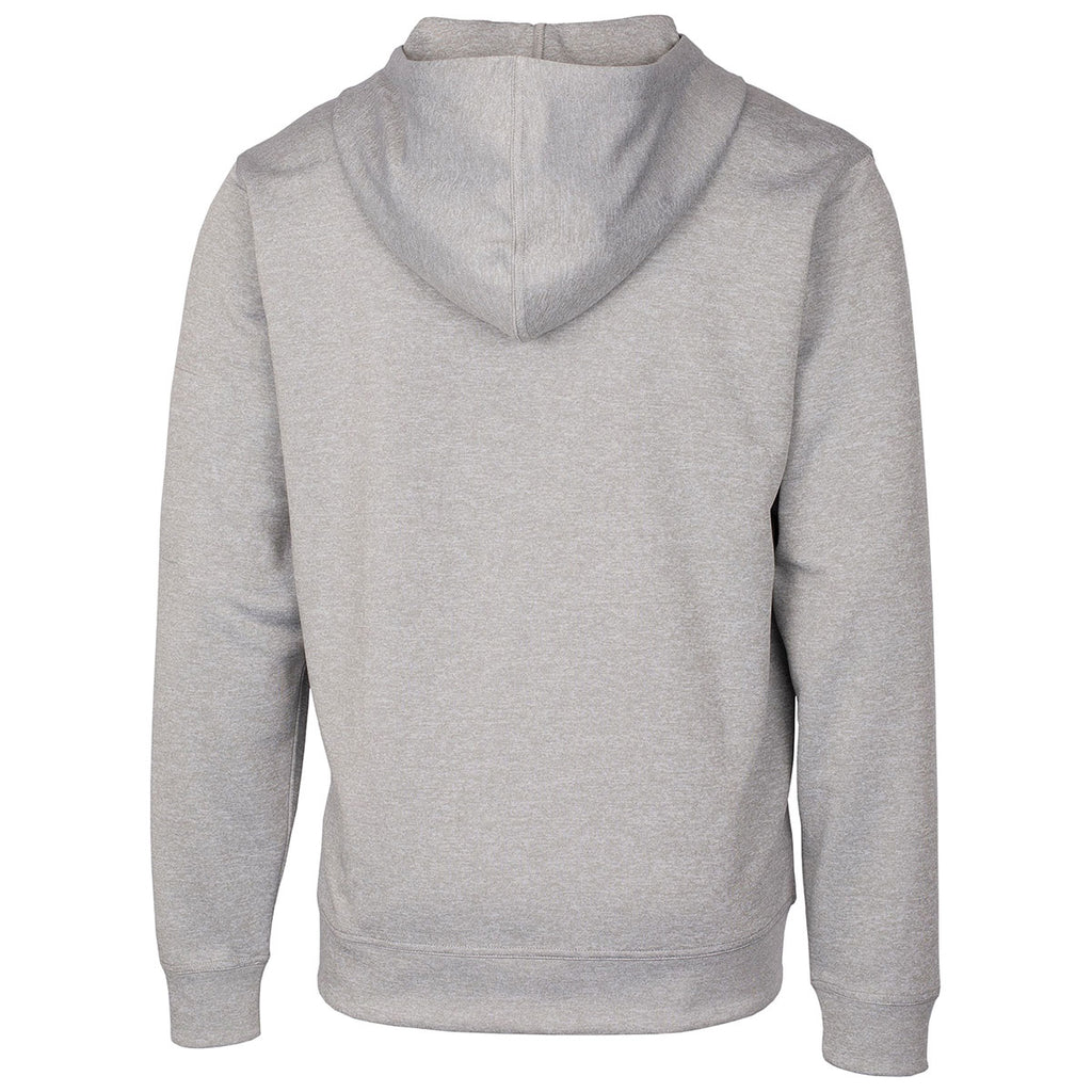 Clique Men's Grey Melange Lift Performance Hoodie Sweatshirt