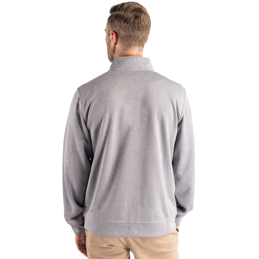 Clique Men's Grey Melange Lift Eco Performance Full Zip Jacket