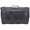 Mercury Luggage Black Faux Leather Tri-Fold Garment Bag