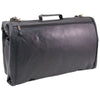 Mercury Luggage Black Faux Leather Tri-Fold Garment Bag