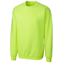 Clique Unisex Bright Neon Yellow Basics Fleece Crew