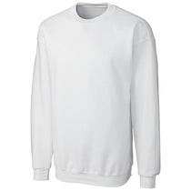 Clique Unisex White Basics Fleece Crew