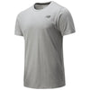 New Balance Men's Athletic Grey Heathertech Tee