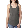 Next Level Women's Dark Grey Ideal Racerback Tank