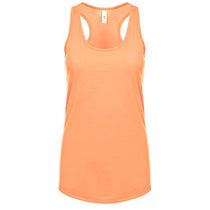 Next Level Women's Light Orange Ideal Racerback Tank