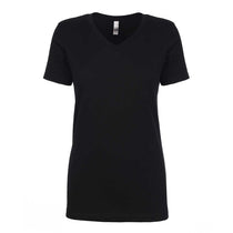 Next Level Women's Black Ideal V-Neck Tee