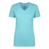 Next Level Women's Tahiti Blue Ideal V-Neck Tee