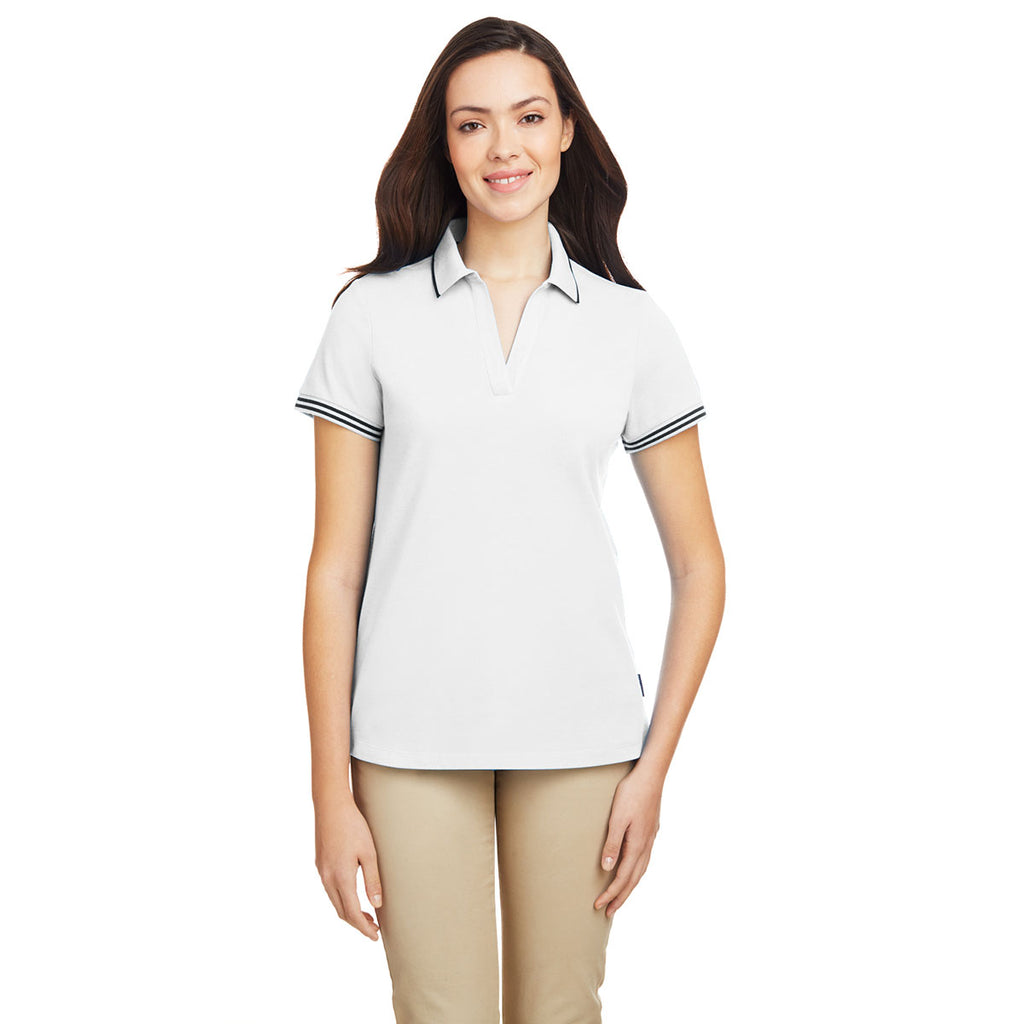 Nautica Women's White Deck Polo