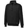 Nautica Men's Black Anchor Quarter-Zip Pullover