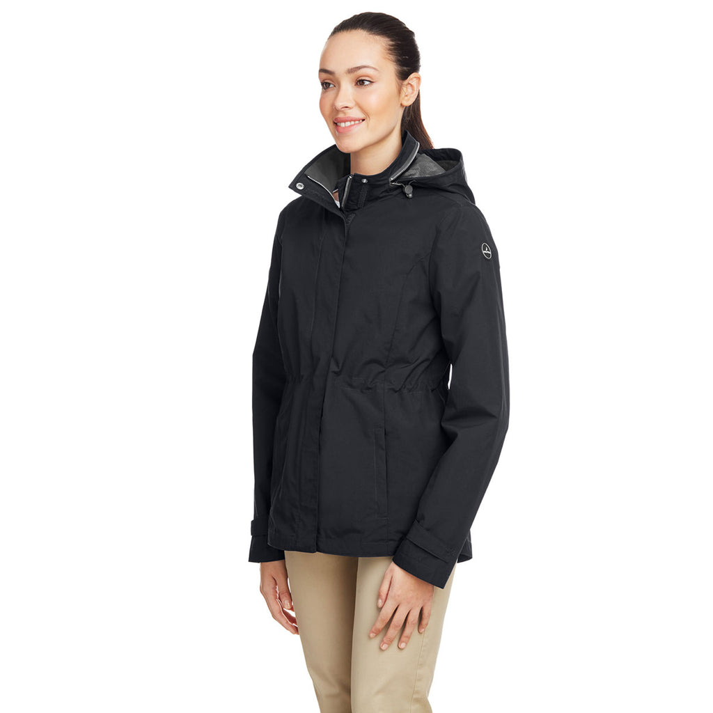 Nautica Women's Black Voyage Raincoat