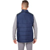 Nautica Men's Nautical Navy/Nautical Navy Heather Harbor Puffer Vest