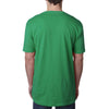 Next Level Men's Kelly Green Premium Fitted Short-Sleeve V-Neck Tee