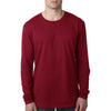 Next Level Men's Cardinal Premium Fitted Long-Sleeve Crew Tee