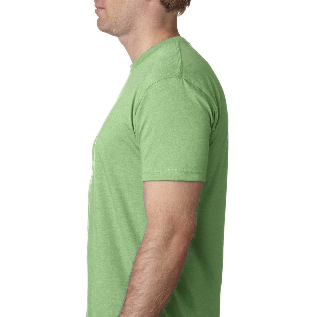 Next Level Men's Apple Green Premium Fitted CVC Crew Tee