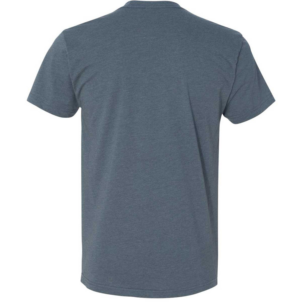 Next Level Men's Indigo Premium Fitted CVC Crew Tee