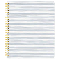 Sugar Paper Blue Painted Stripe Spiral Notebook