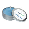 SnugZ Exhale Custom Essential Oil Infused Candle in Small Push Tin