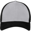 New Era 39THIRTY Grey/Black Stretch Mesh Cap