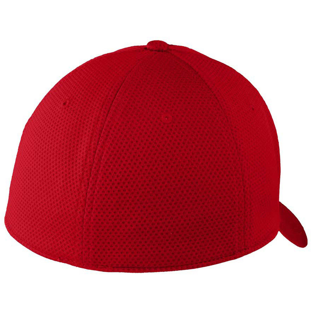 New Era 39THIRTY Tech Scarlet Mesh Cap