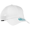 New Era 9FORTY White Snapback Contrast Front Mesh Cap