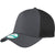 New Era Graphite/Black Snapback Mesh Back Trucker Cap