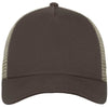 New Era Chocolate/Khaki Snapback Mesh Back Trucker Cap