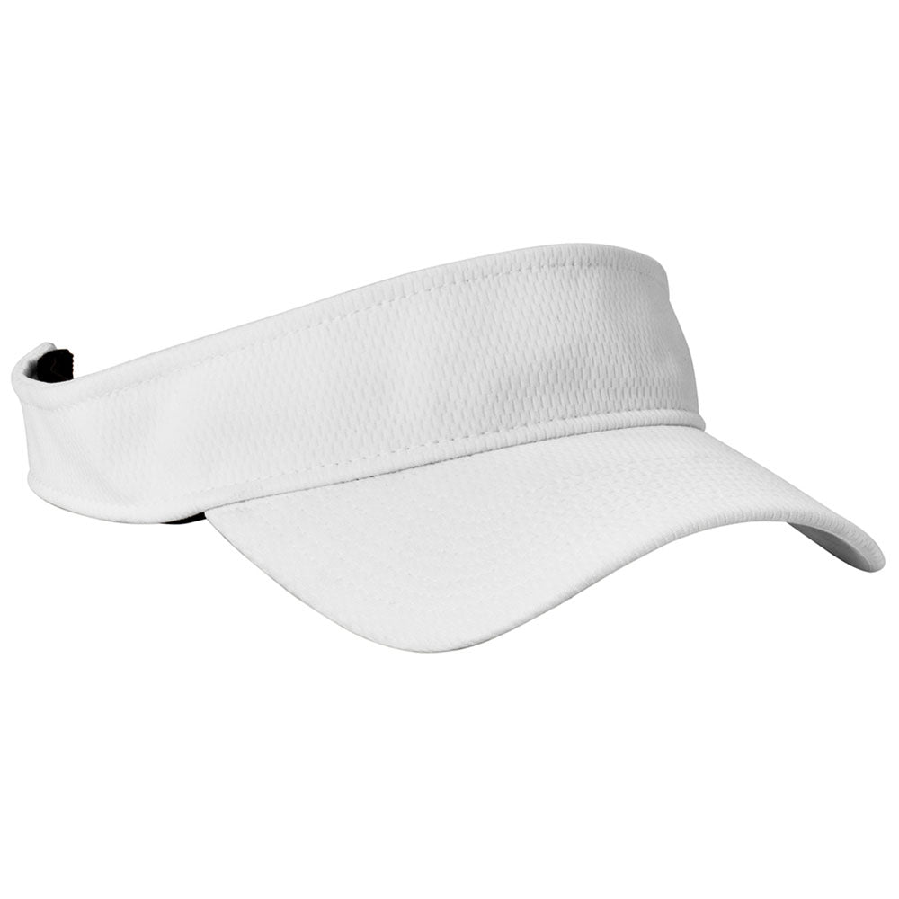 New Era White Performance Dash Adjustable Visor