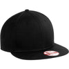 New Era 9FIFTY Black Flat Bill Snapback Cap