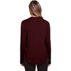 North End Women's Burgundy Jaq Snap-Up Stretch Performance Pullover