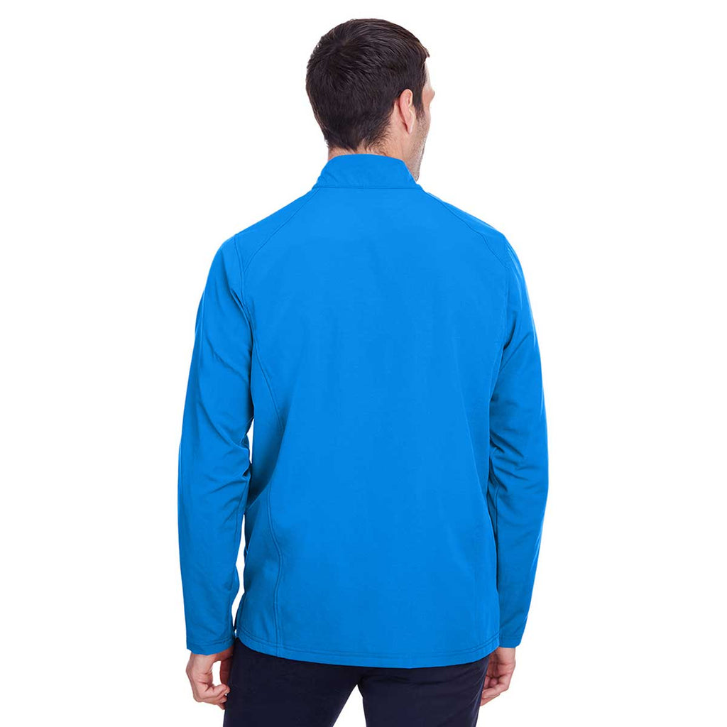 North End Men's Olympic Blue/Carbon Quest Stretch Quarter-Zip